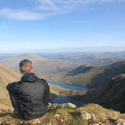 Photo of Will on top of Snowdon